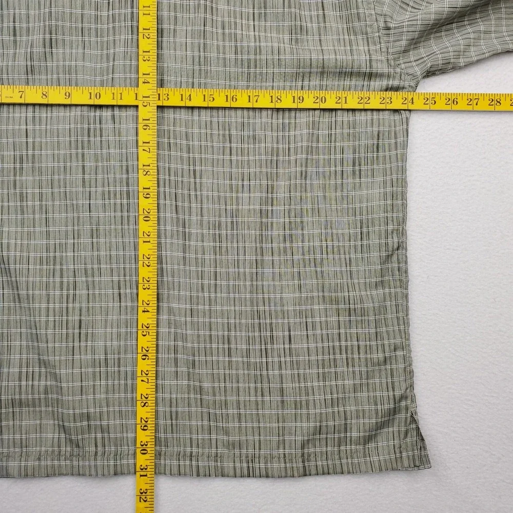 North Face Shirt Mens‎ Large Gray Striped Button Up Outdoor Casual Streetwear